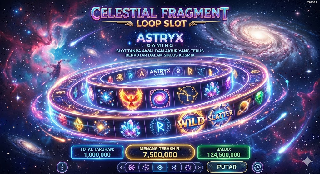 Celestial Fragment Loop Slot dari Astryx Gaming: Slot Tanpa Awal dan Akhir yang Terus Berputar dalam Siklus Kosmik